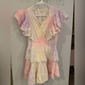LoveShackFancy Pastel Ruffle Dress